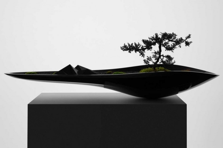 svart-bonsai-kruka-modern-skulptural-form
