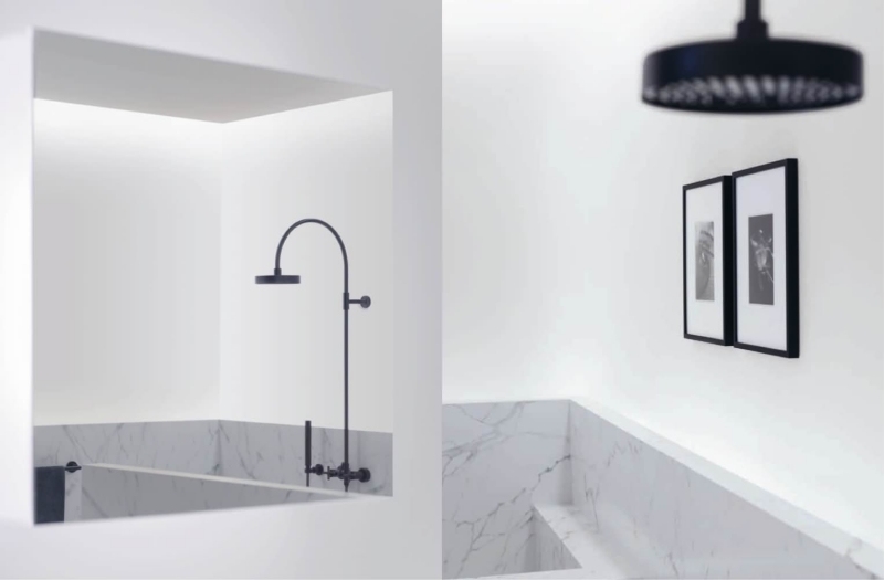 köksinredning-badrumsinredning-svart-dusch-badrum-mdoern-enkel-marmor