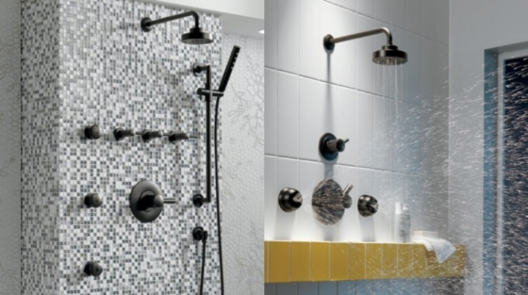 köksinredning-badrumsinredning-svart-dusch-badrum-vattenspray-modern-enkel