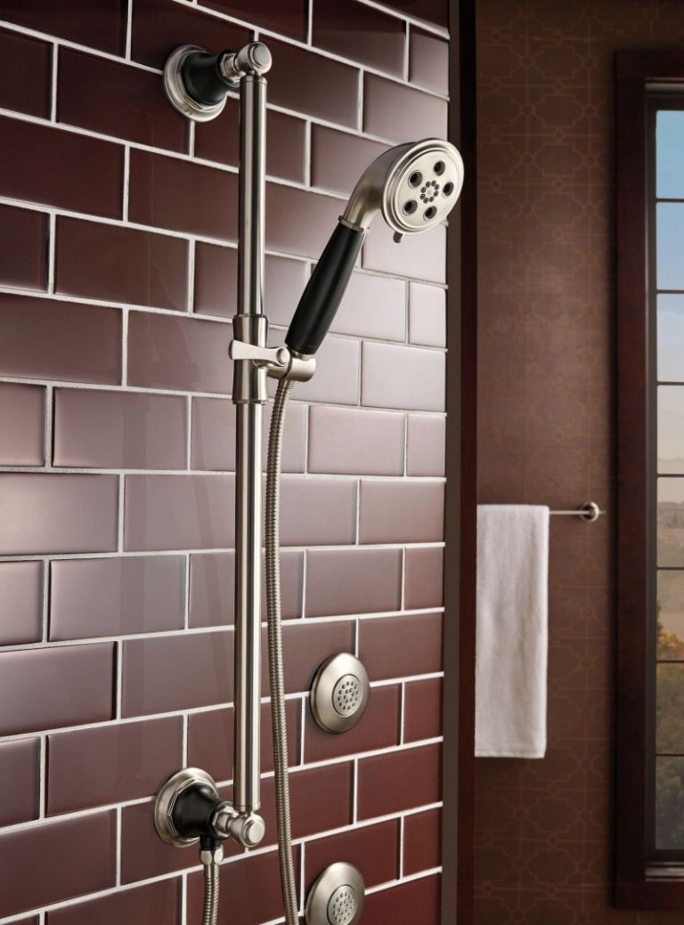 köksblandare-badrumskranar-svart-dusch-rostfritt stål-vintage-optik-torn