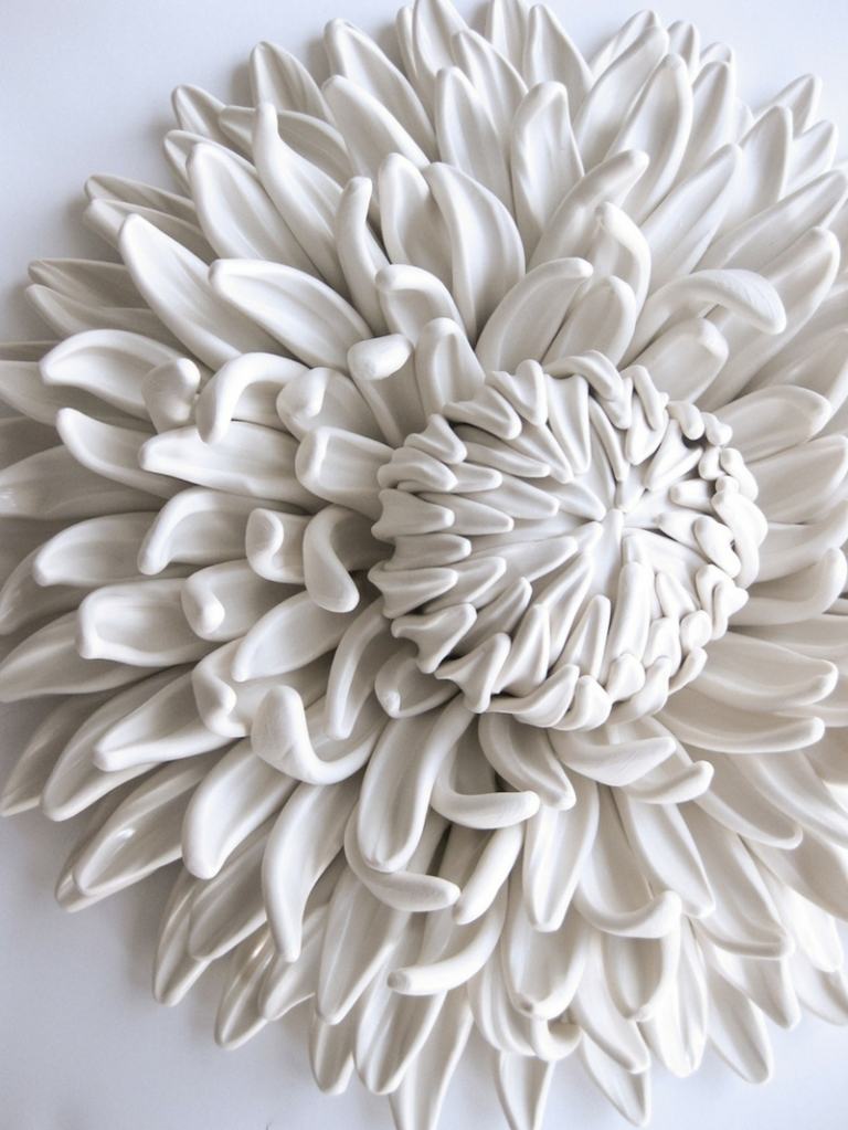 keramiska blommor naturmodell konstinspiration