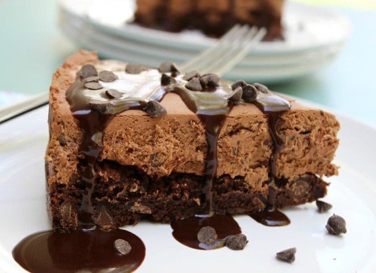 Kylskåp Choklad Fudge Chokladkaka utan bakning