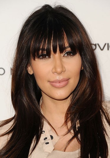 Το χτένισμα της Kim Kardashian με κτυπήματα