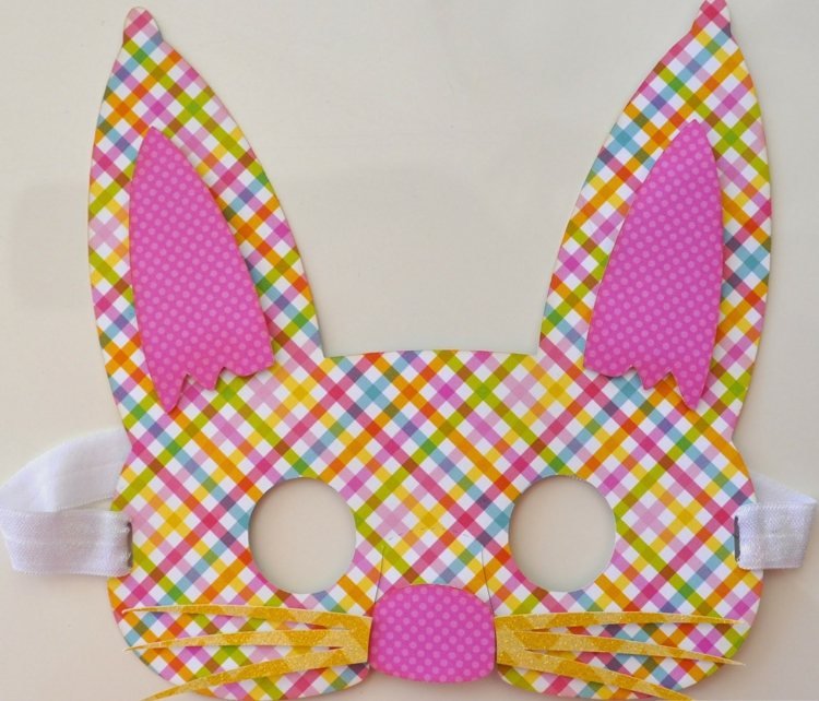 barn-karneval-mask-färgglada-kanin-idé-pläd-lätt-tinker