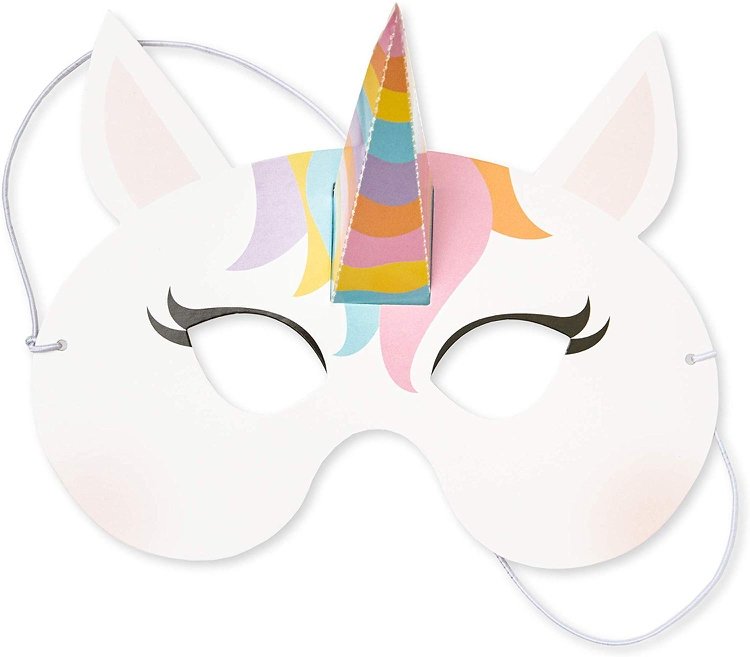 Tinker horse mask 3 D unicorn make yourself paint ideas for carnival