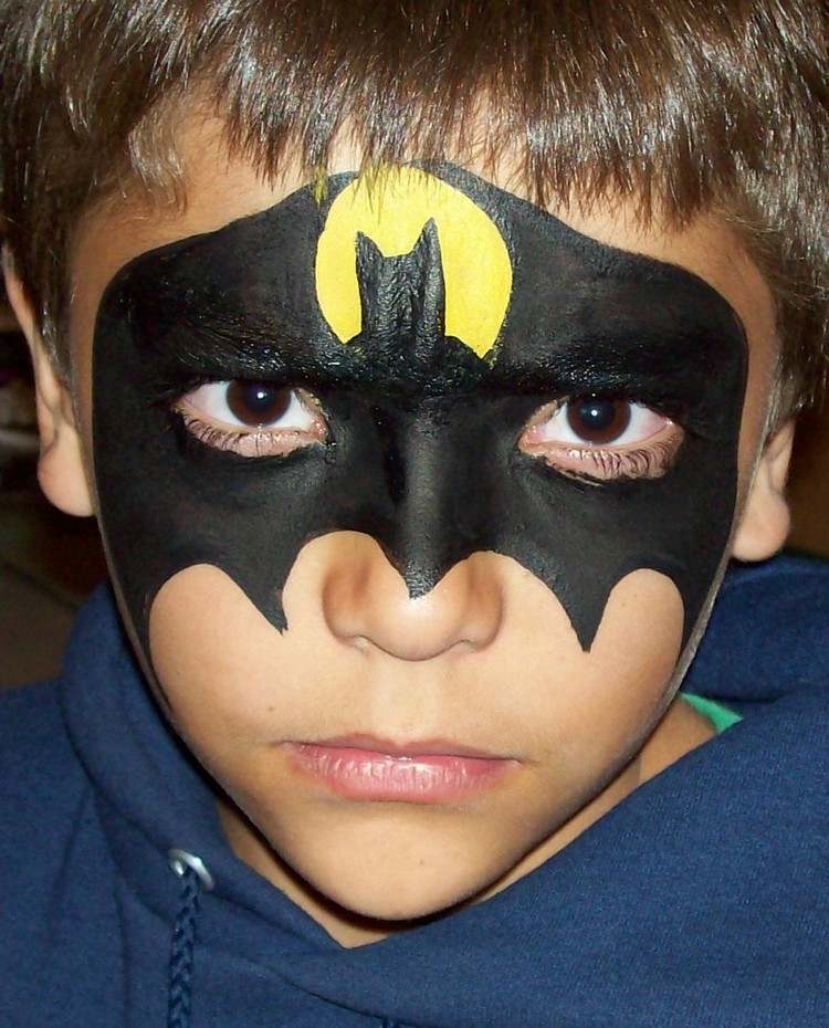 batman sminkar karnevalidéer pojkar superhjältar
