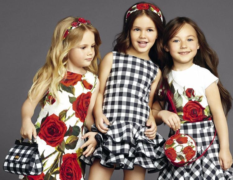 Barnmode-flickor-klänningar-kjolar-blommotiv-idéer