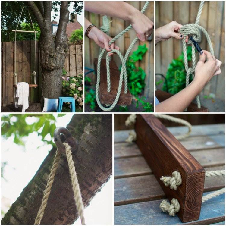 barns gunga för trädgårdsidéer tips instruktioner guide diy projekt gör dig själv utomhus att hänga upp trä
