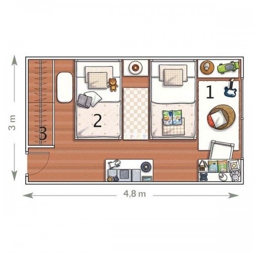 14 kvadratmeter plantskoleplan