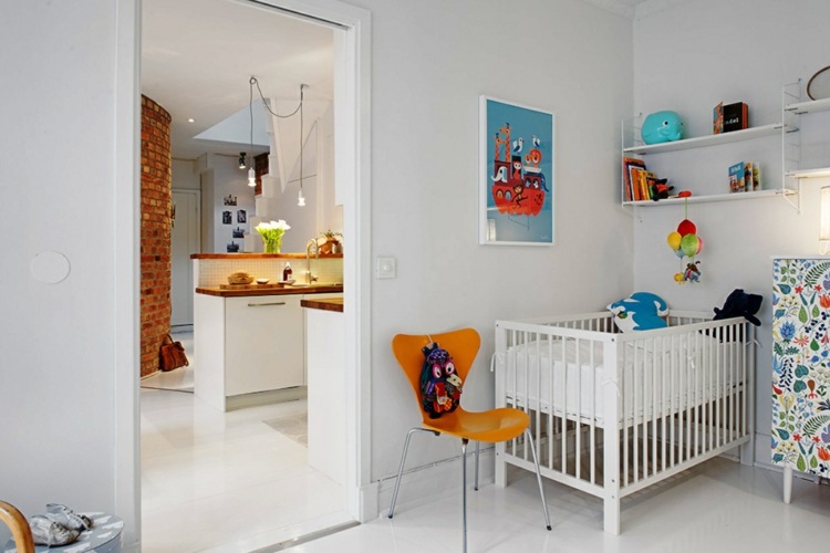 Nursery Scandinavian Style Baby Möbler Idéer