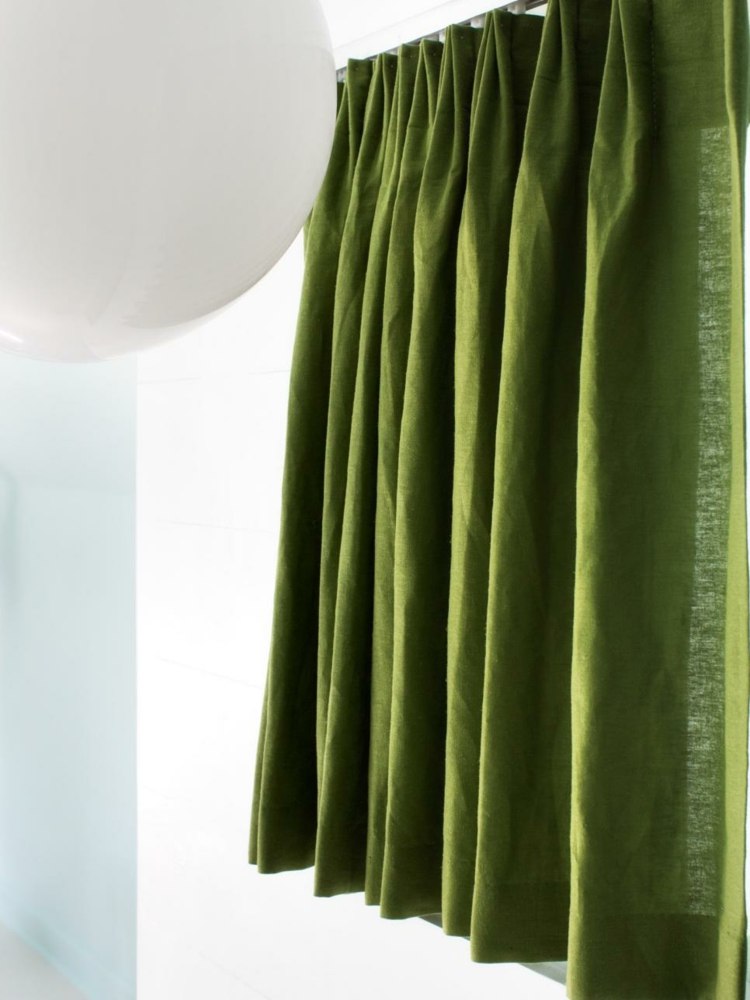 barnrum tak design gardiner textil gröna sekretess sängar