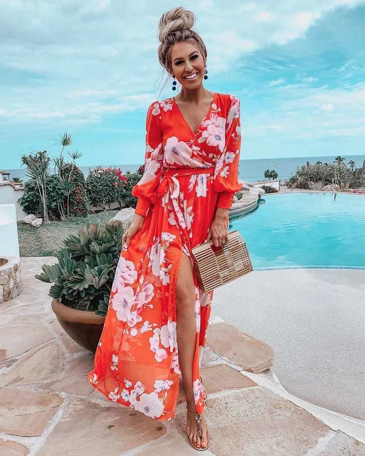Klä bröllopsgäst sommar boho bröllopsdräkter för gäster