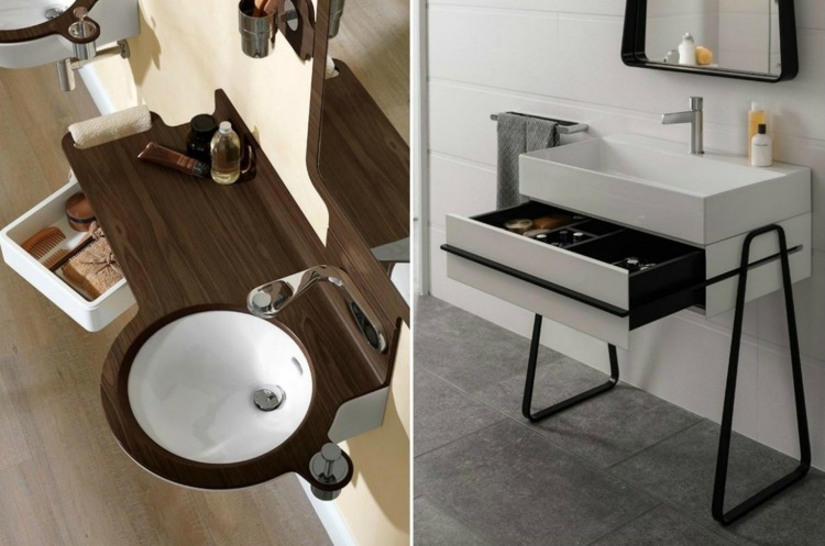 små-badrum-design-diskbänk-brun-ben-metall-låda