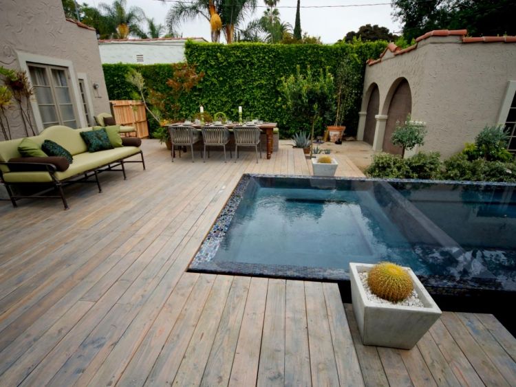 Små trädgårdar-design-pool-medelhavsstil