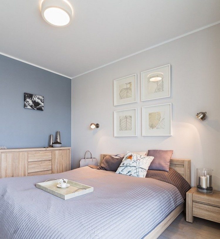 färg-design-små-rum-grå-blå-vägg-måla-ljus-trä