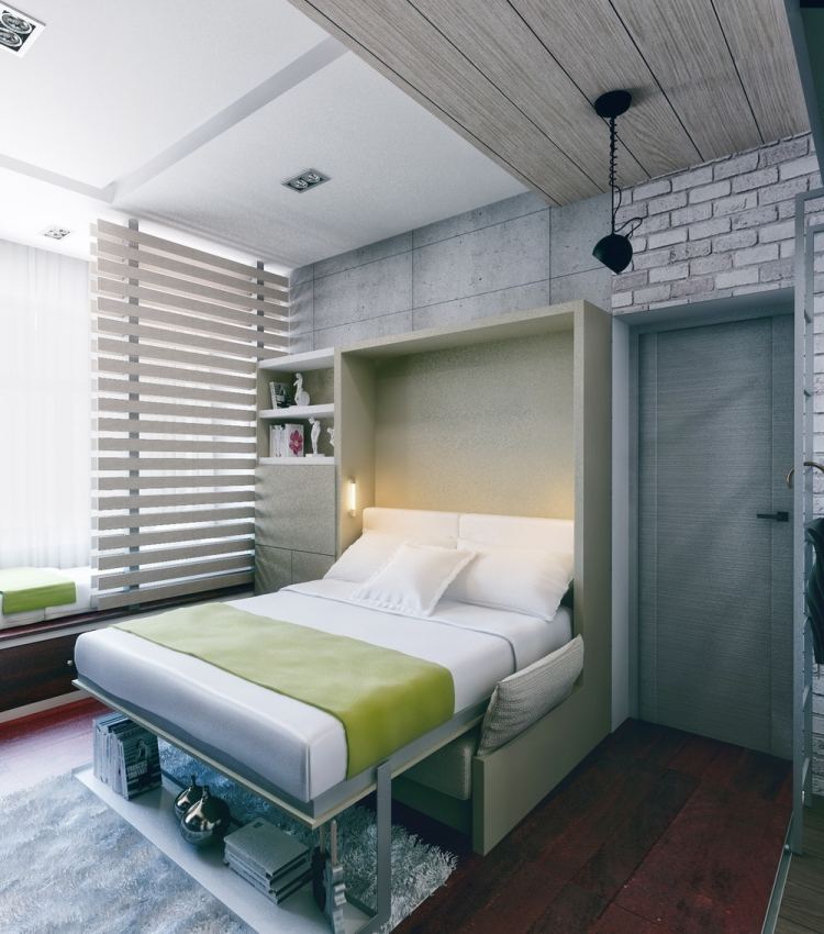 liten-lägenhet-möblering-30sqm-bäddsoffa-hopfällbar-säng-modern-design