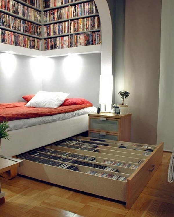 platsbesparande möbler-Ikea förvaringsutrymme