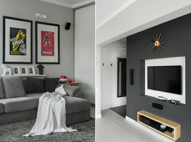 moderna möbler grå färg neutral färgschema