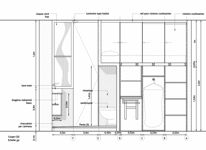 lägenhet arkitektur inrättade kitoko studio garderob idé