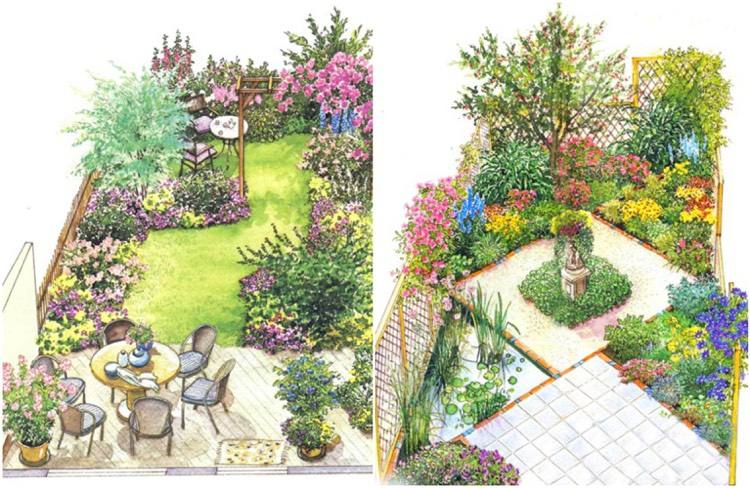 trädgård-design-lite-pengar-gräsmatta-damm-trädgård-planering