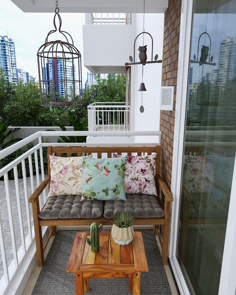 Vad passar på en 3 kvm balkong Idéer för dekoration och design
