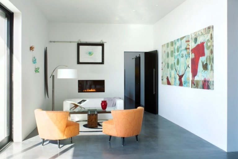 Små rum-möbler-vardagsrum-vägg-design-modern-dekoration