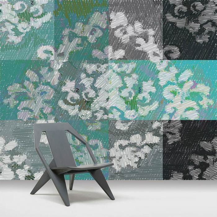grå-stol-abstrakt-blommor