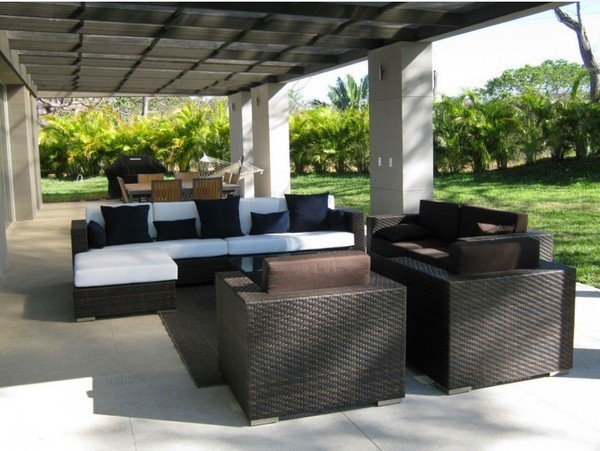 miljövänlig villa i Costa Rica Lounge
