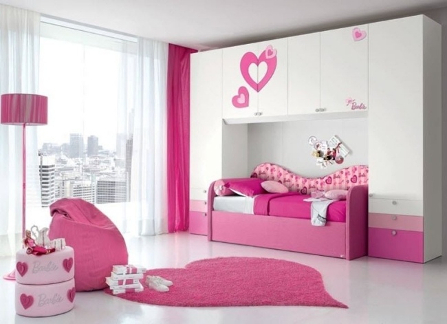 flickrum möbler idéer rosa vit BARBIE PONTE TRENDY doimo