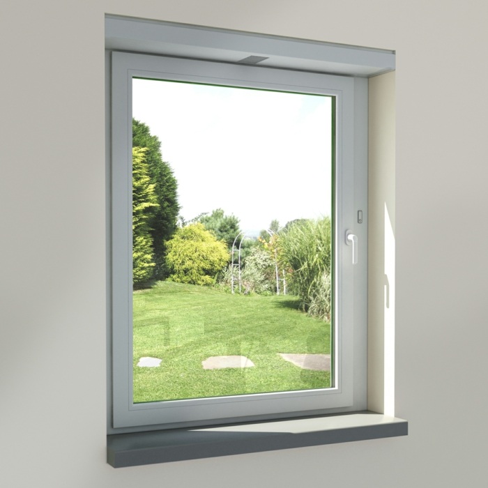 kontrollerad boyta ventilation genom fönster schueco vento therm