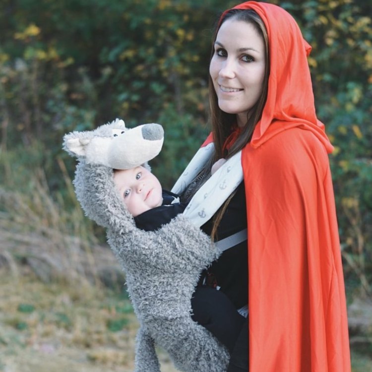 Red Riding Hood kostym kvinnor kostym idéer för spädbarn lätt