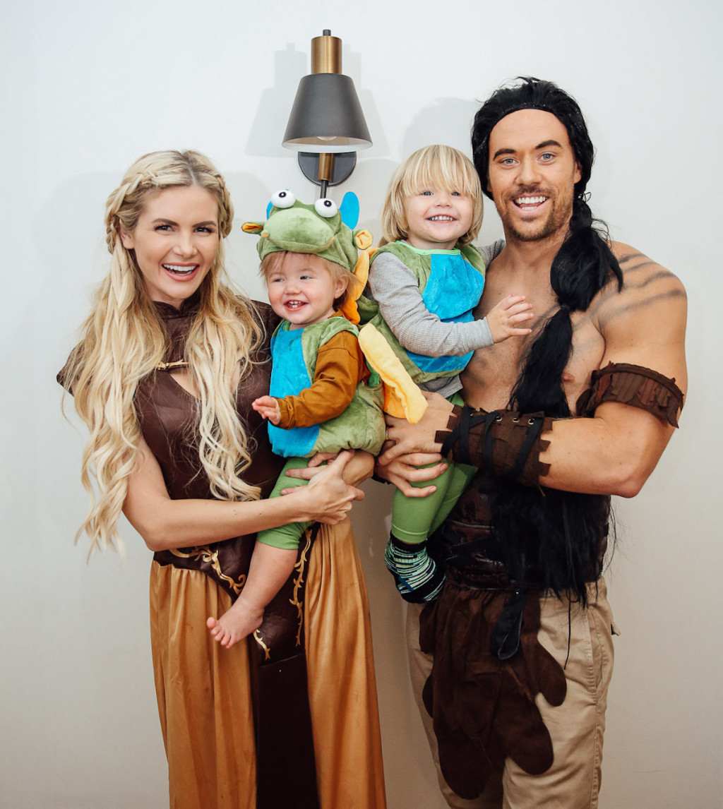 Familjegruppdräkter för 4 personer Game of Thrones Halloween -förklädnad