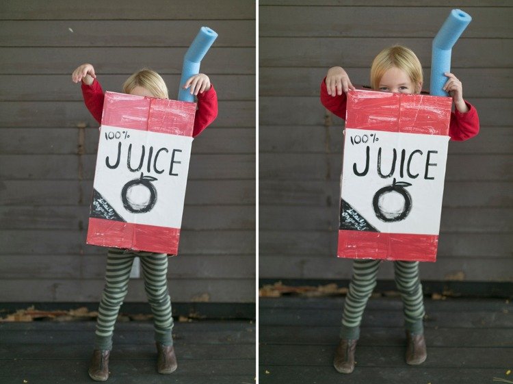 Gör ett drinkpaket juicekostymbarn själv