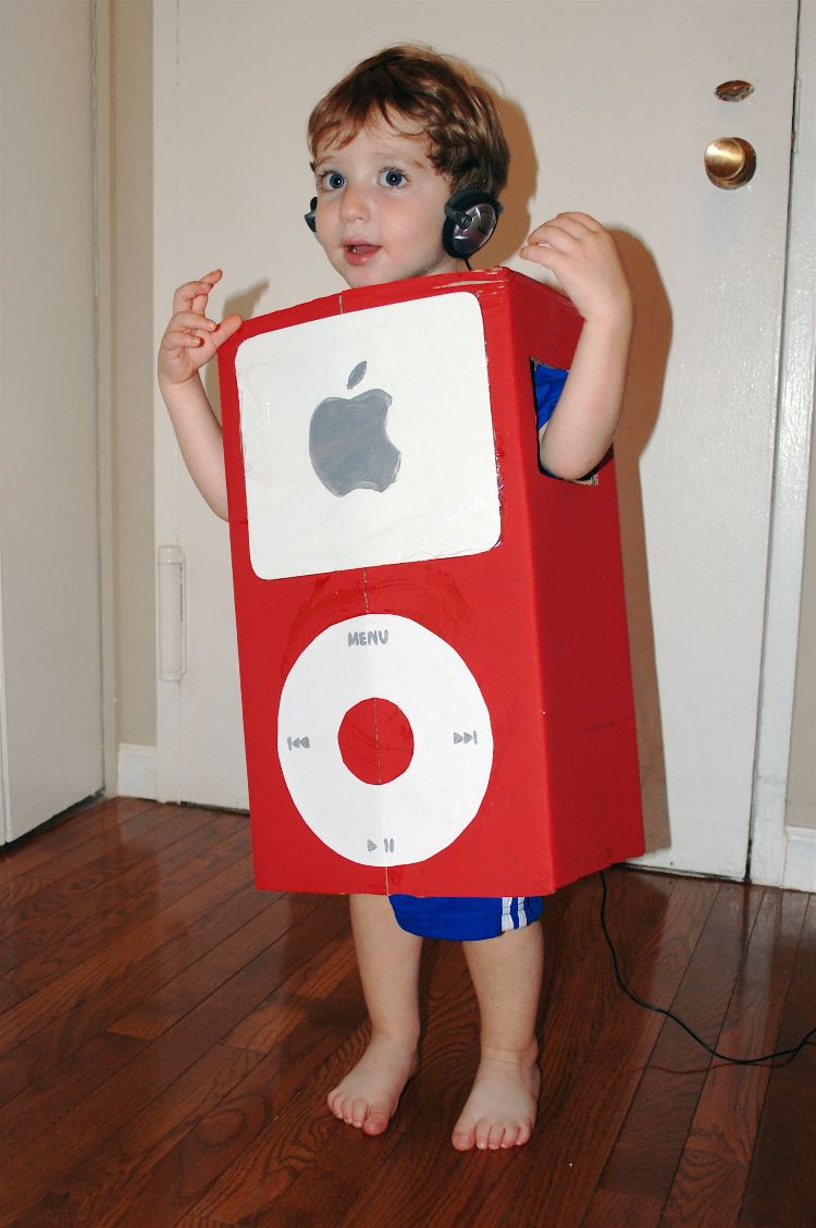 iPod kostym själv gör original idé kartong