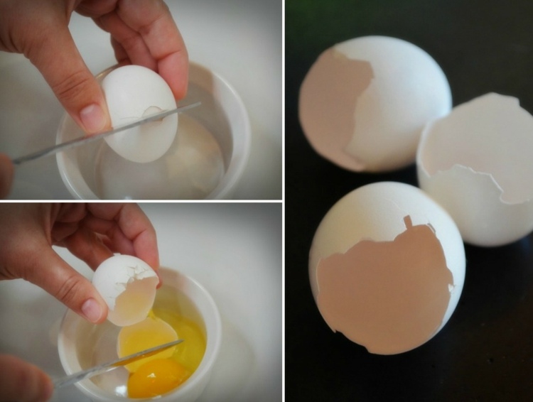 Tinker krans med äggskal instruktioner-ägg-halvor-material-lätt