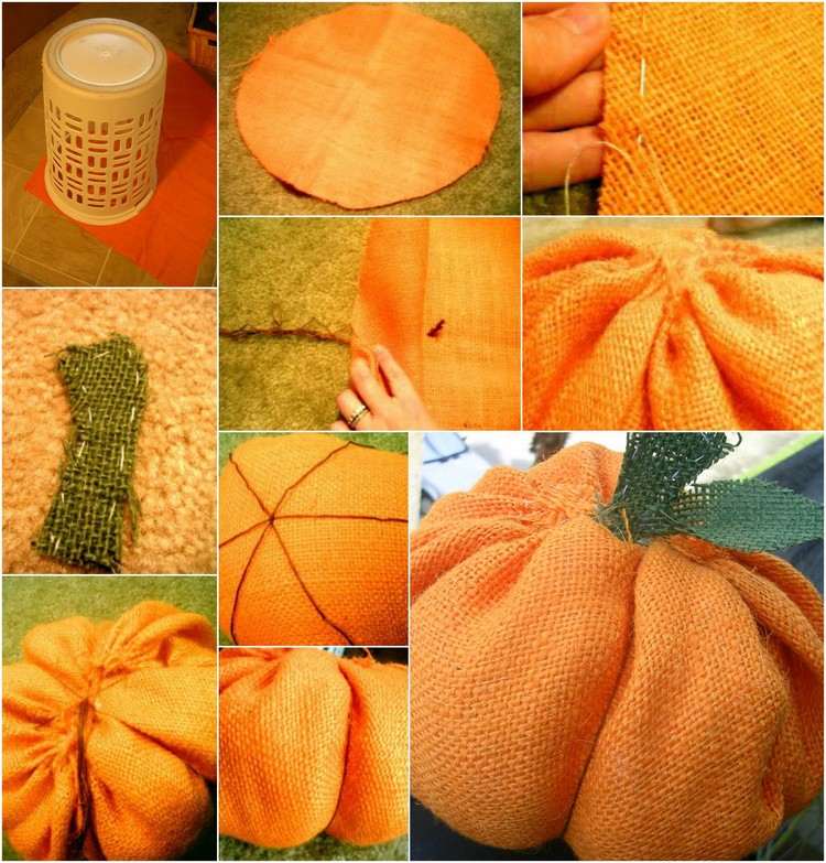 kurbisse Herbst tinker -instruktioner-jute-orange