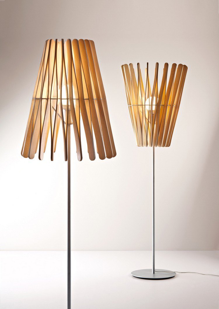 Lampa gjord av popsicle-pinnar designer-lampor-golvlampor-fabbian