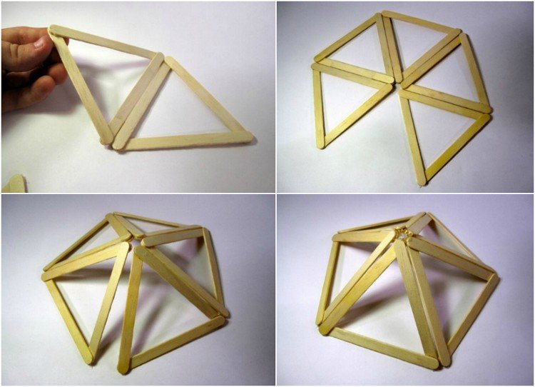 lampa-gjord-av-glass-pinnar-instruktioner-lim-trianglar-tillsammans
