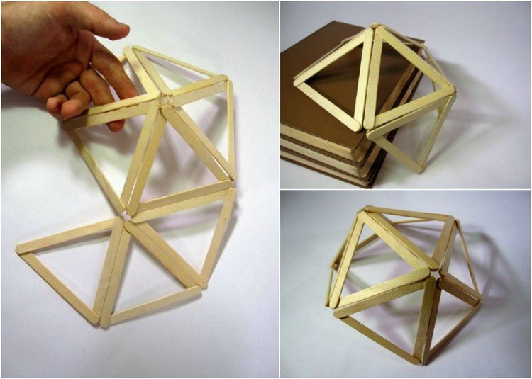 lampa gjord av ispinnar-geometriska former-kreativa