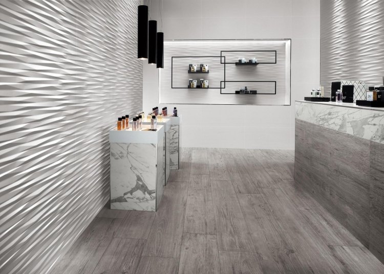 kreativ-vägg-design-3d-keramik-vit-struktur-geometrisk-minimalistisk-belysning