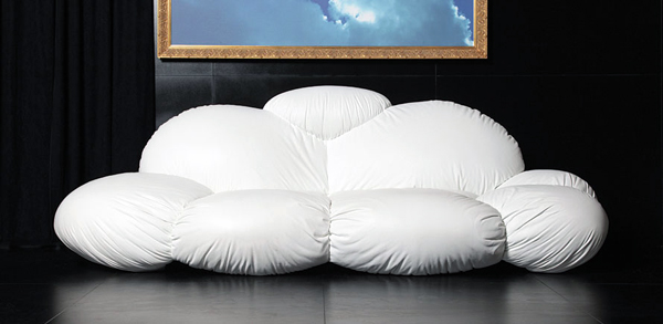 kreativ designer soffa av cirrus form wolke