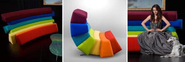 kreativ designer soffa av cirrus iris