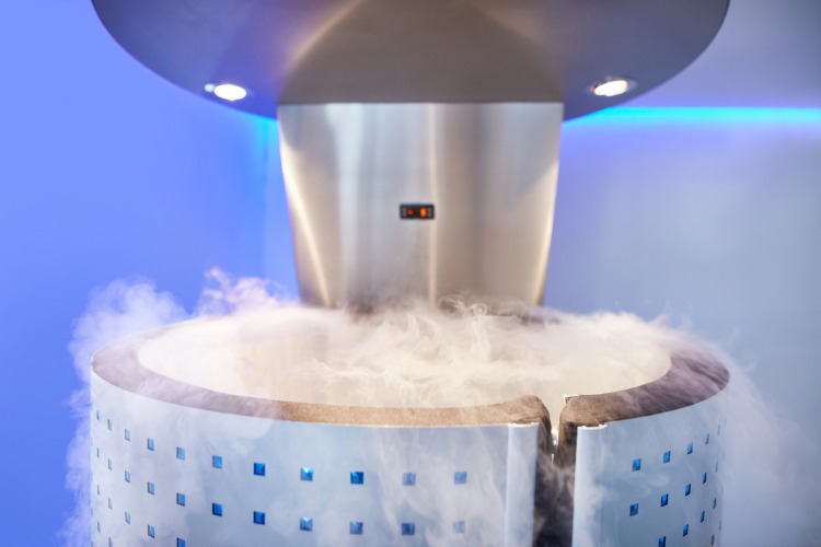 kryoterapibehandling vid låga temperaturer med terapeutiska effekter och riktad användning av förkylning