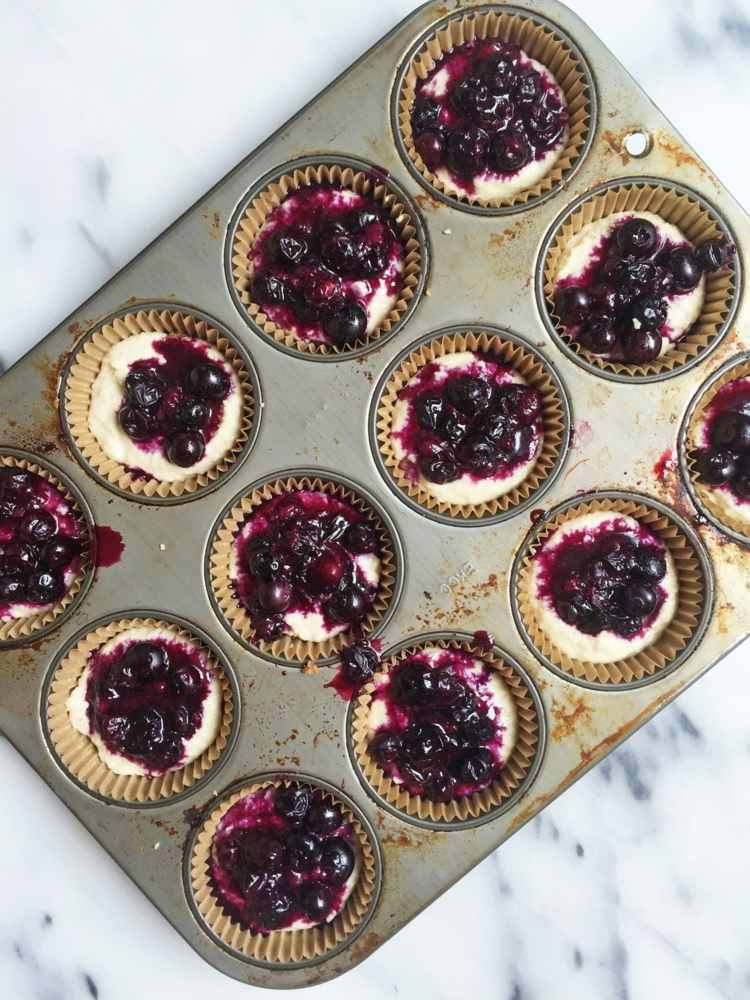 cheesecake muffins vegan glutenfria blåbär utan bakning