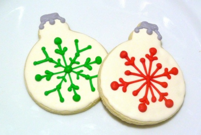 Julkula snöflinga kakor