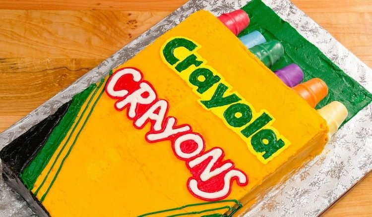 tårta-torte-skolgång-vaxkritor-färgglada-kakor-idéer-tillbaka till skolan