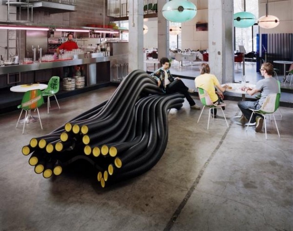 moderna installationer av sebastien wierinck cafe design