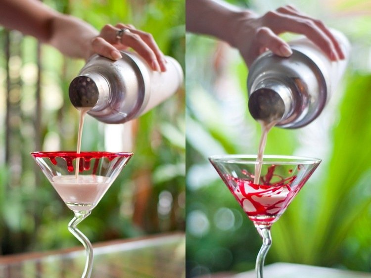 Gör-det-själv-falska-blod-martiniglas-fälg-dekorera-fest-drink-recept