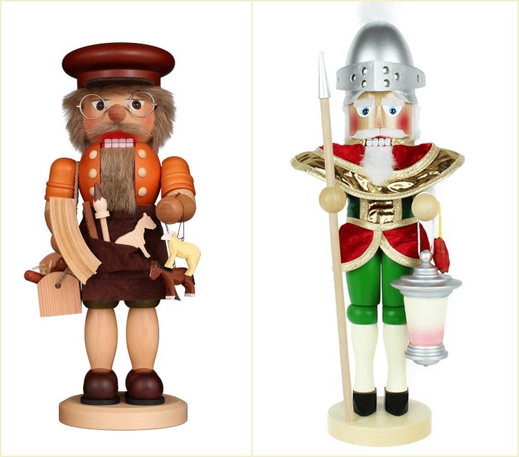 Nötknäppare som en dekorativ figur från regionen