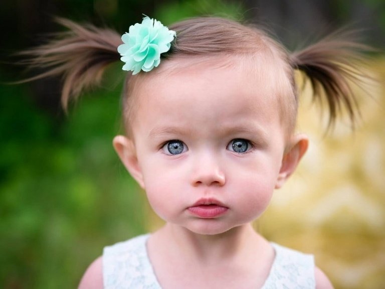 Korta frisyrer tjejer barn 3 år bilder stygg hästsvans tunt hår